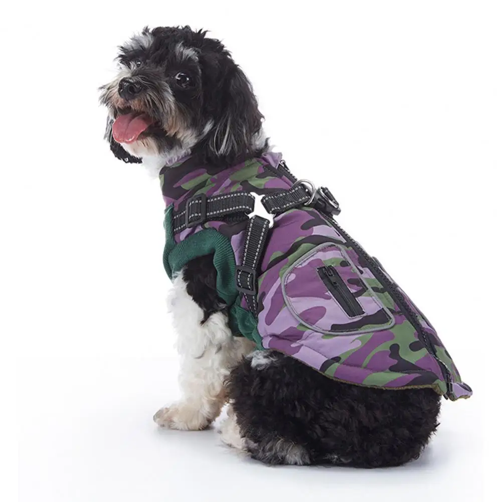 Soft Fabric Pet Apparel Zipper Pet Jacket for Dogs Winter Dog Coat Bundle Waterproof Snow Jacket with Zipper Windproof for Dogs