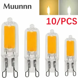 Super Bright G9 LED Light Bulb 7W 9W 12W15W AC 220V/110V Glass Lamp Constant Power Light LED Lighting G9 COB Bulbs wholesale