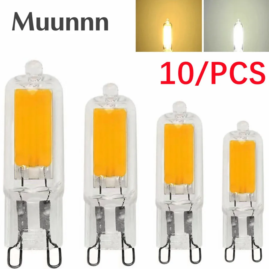 SuperBrightG9LEDLightBulb7W9W12W15WAC220V110VGlassLamp