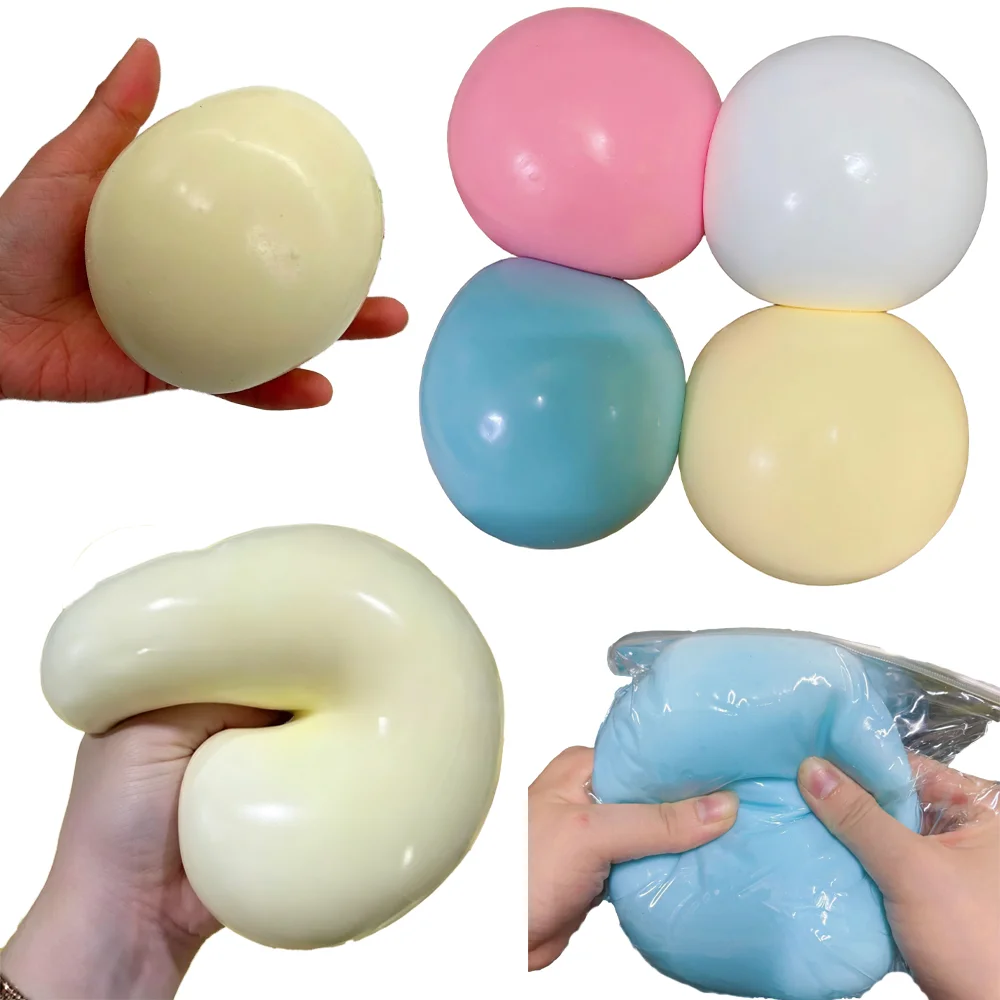 Slow Rising Stress Ball Squishy Toy, Soft Squeeze Fidget Toy for Kids Adults Anxiety Relief Anti-Anxiety ADHD Sensory Fidget Toy 6