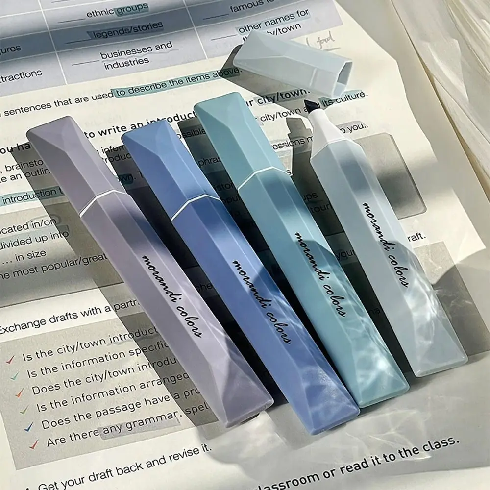 4 teile/satz Augenschutz Text marker Graffiti Farbverlauf Hand Konto Stift Briefpapier Farb marker Stift Schul büro – Detail 17