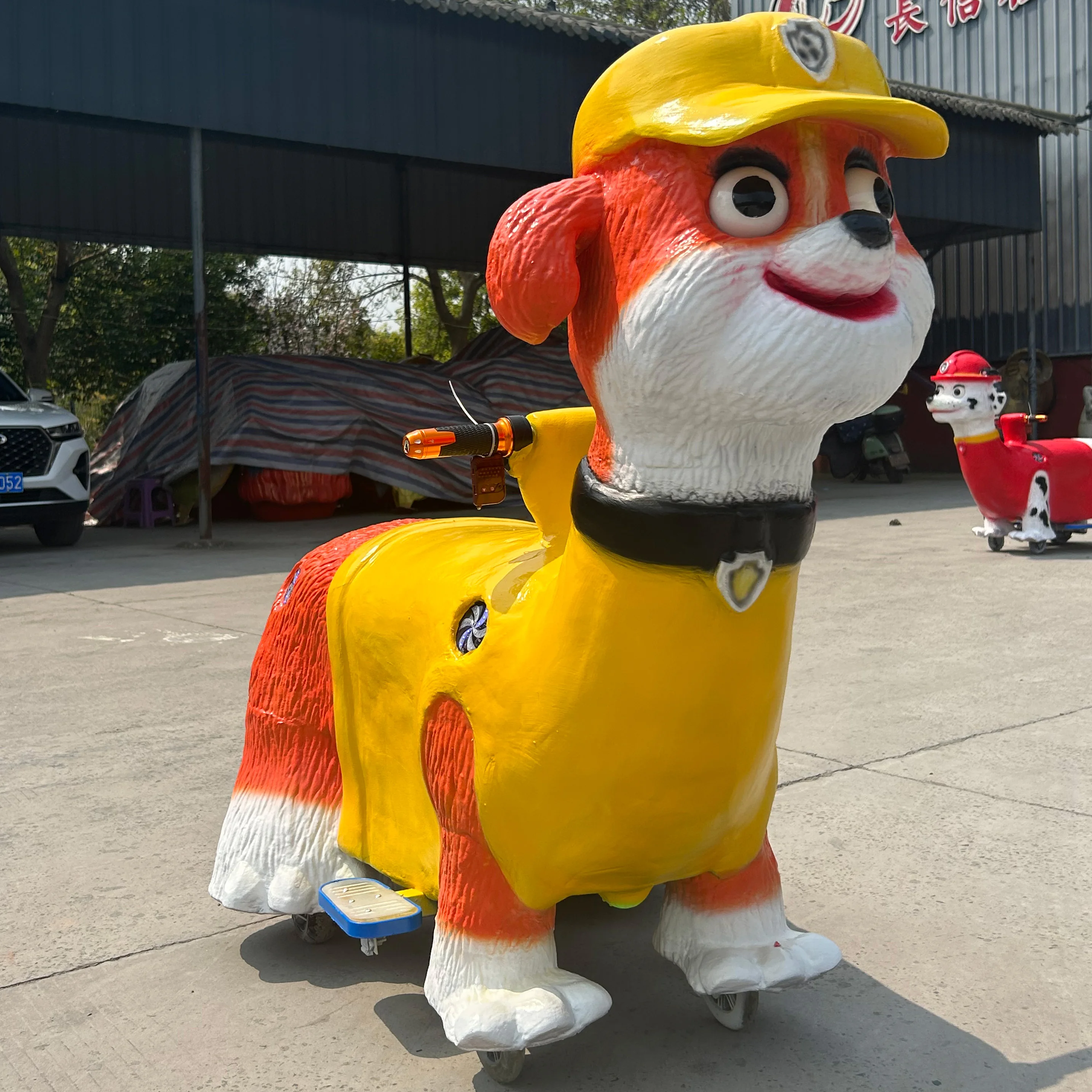 Electric Dinosaur Car for Kids Animals Themed Bumper Cars with Remote Control for Indoor and Outdoor Shopping Mall Riding