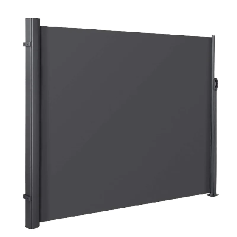

3X1.8m Retractable Side Awning Outdoor Patio Screen Privacy Divider Garden Outdoor Patio Terrace Sun Shade Wind Screen 2 Colors