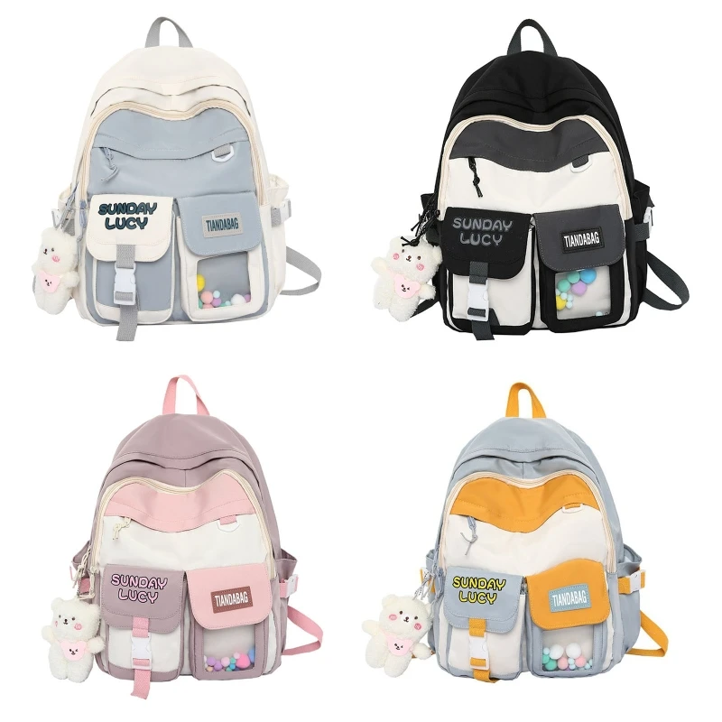 Backpacks Teenage Girls Middle School Students Bookbag College Bag Women Lightweight Travel Daypack Casual Rucksack