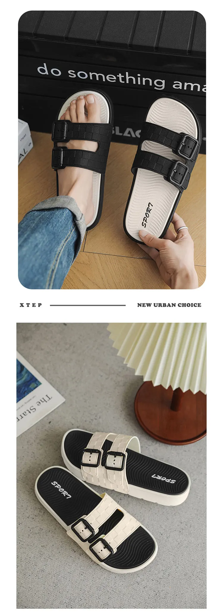 شباشب شاطئ صيفية للرجال صنادل مريحة تسمح بمرور الهواء خفيفة للغاية شباشب رجالية داخلية وخارجية مقاس كبير 46 47