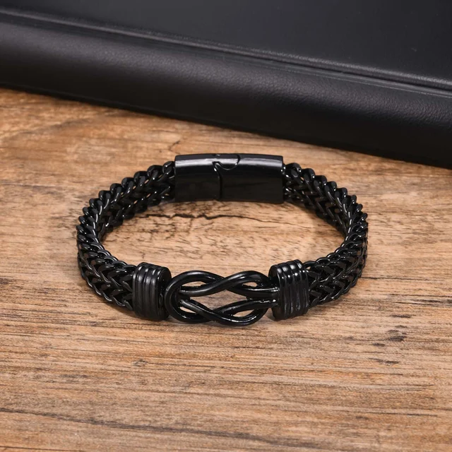 Bracciale Zancan Da Uomo In Acciaio E Caucciu' UHB 095 - Foto 7