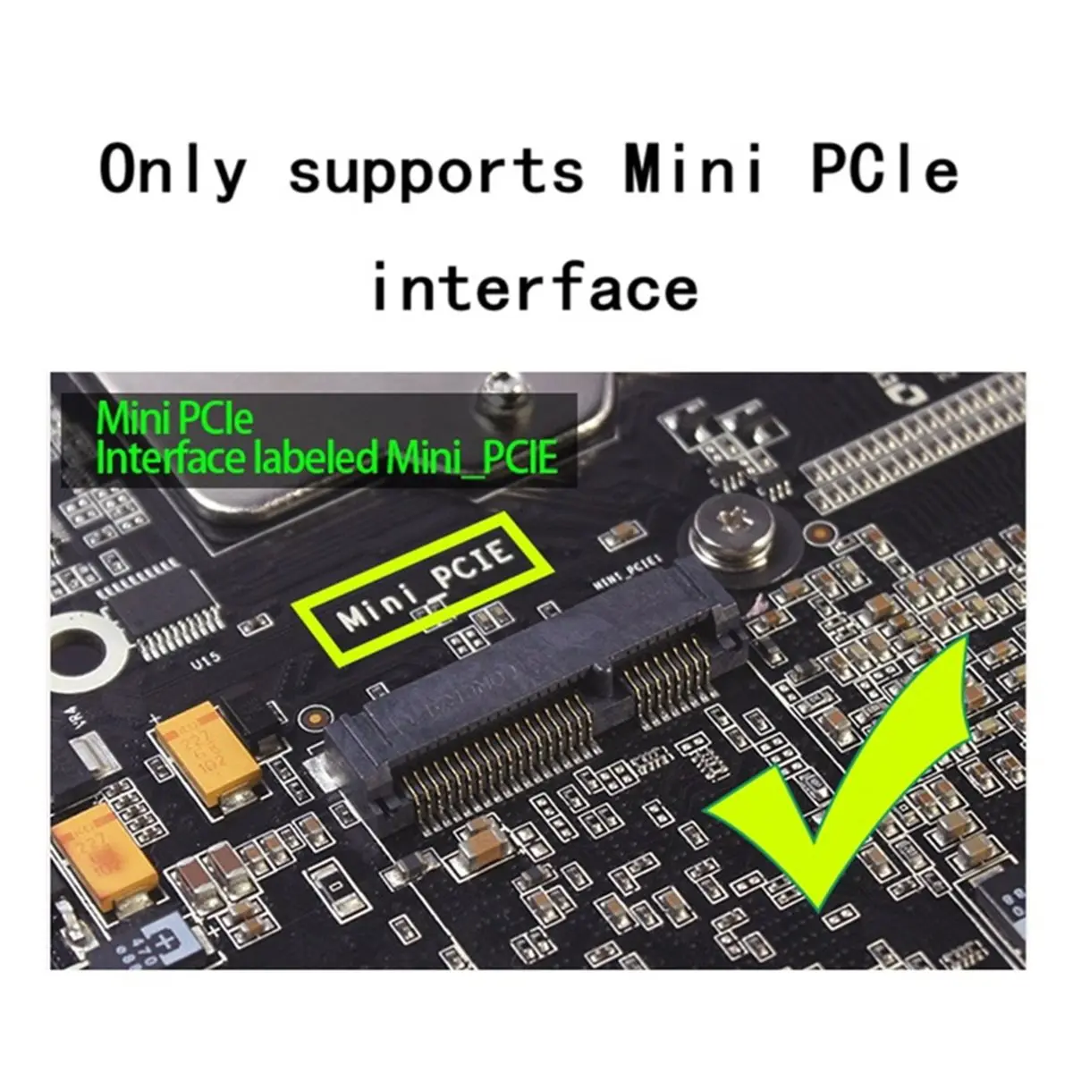 2026new WiFi 6E 미니 PCI-E AX210HMW 무선 네트워크 카드 데스크탑 노트북용 블루투스 5.3 어댑터, 트라이 밴드 2.4/5/6GHz AX WiFi