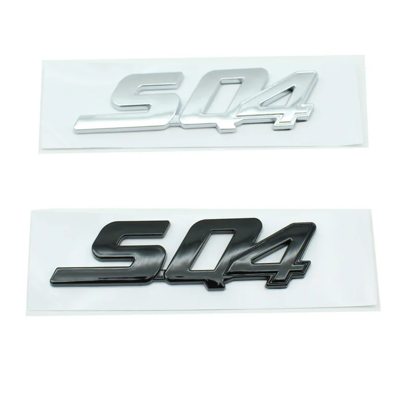 Car 3D ABS Trunk Letters Logo Badge Emblem Styling decalcomanie Sticker per Maserati Ghibli Quattroporte Levante Q4 SQ4 GTS Gransport