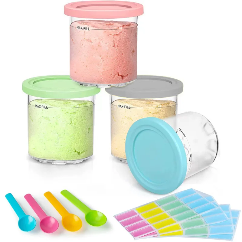 Eiscreme-Behälter Kompatibel mit Ninja NC299AMZ & NC300s Serie Eismaschinen, BPA-frei, Spülmaschinenfest