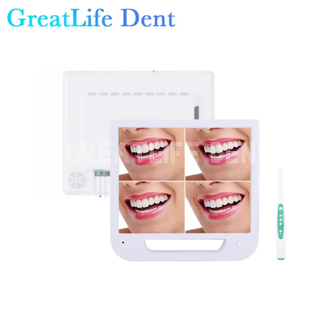 17inch Dental Unit High Definition Endoscopic Machine Cmos Chamber Tools Wifi 5.0 Mega Monitor Intraoral Camera DA-200