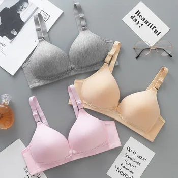 Breastfeeding Underwear Thin Front Open Buckle Gathered Anti-Sagging Postpartum Breastfeeding Maternity Bra 1