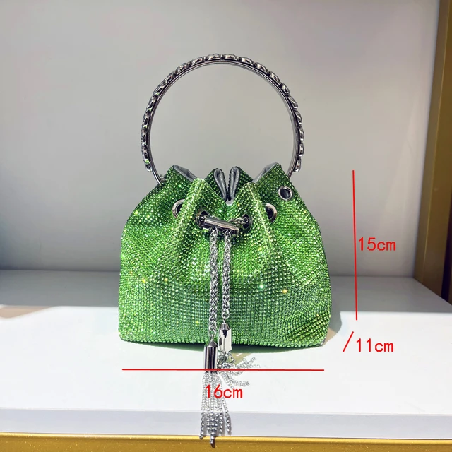 purses and handbags luxury designer gold rhinestone purse clutch crystal  Shoulder bag Chain evening clutch pouch messenger bag - AliExpress