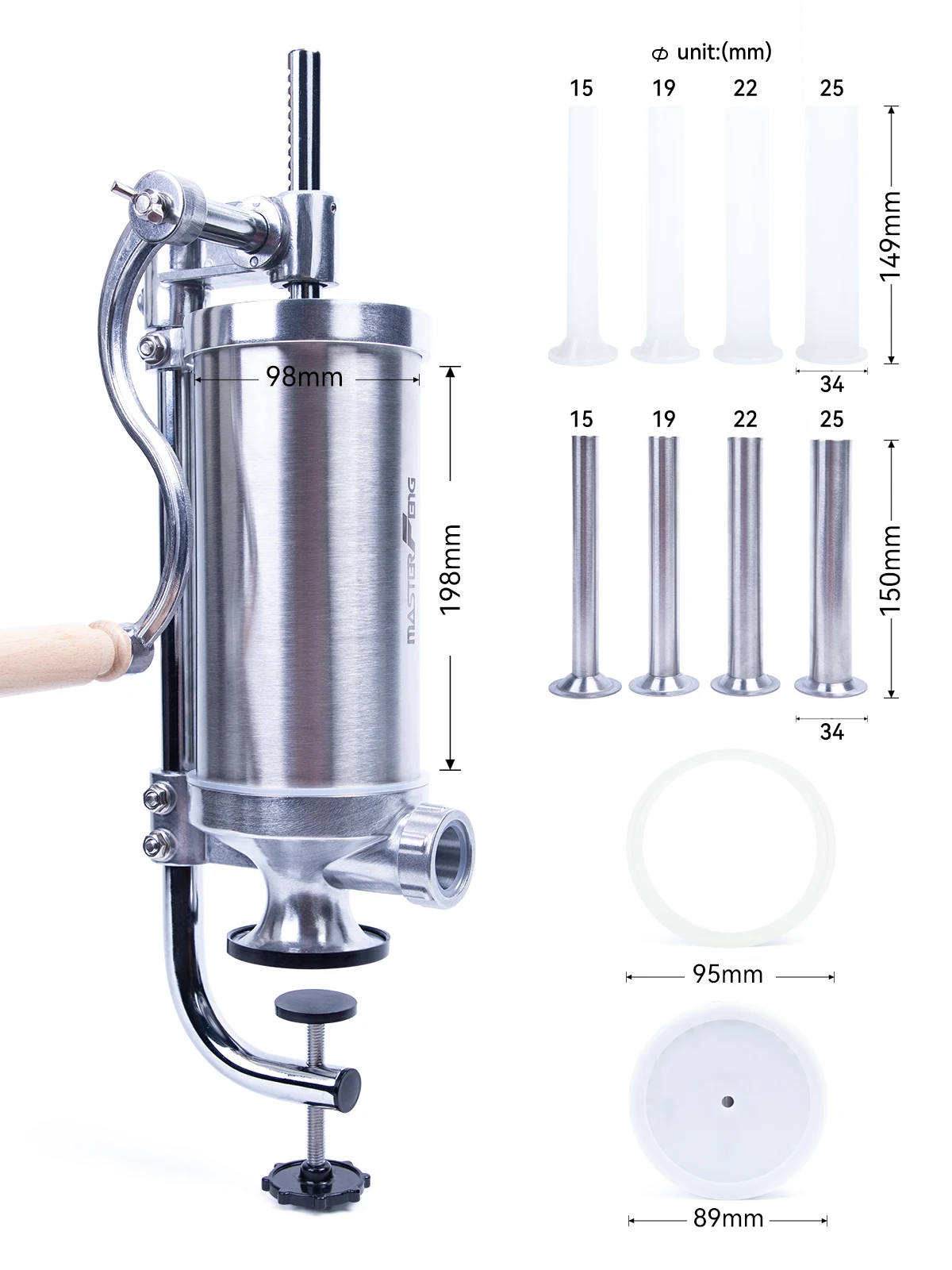 ماكينة حشو سجق يدوية منزلية