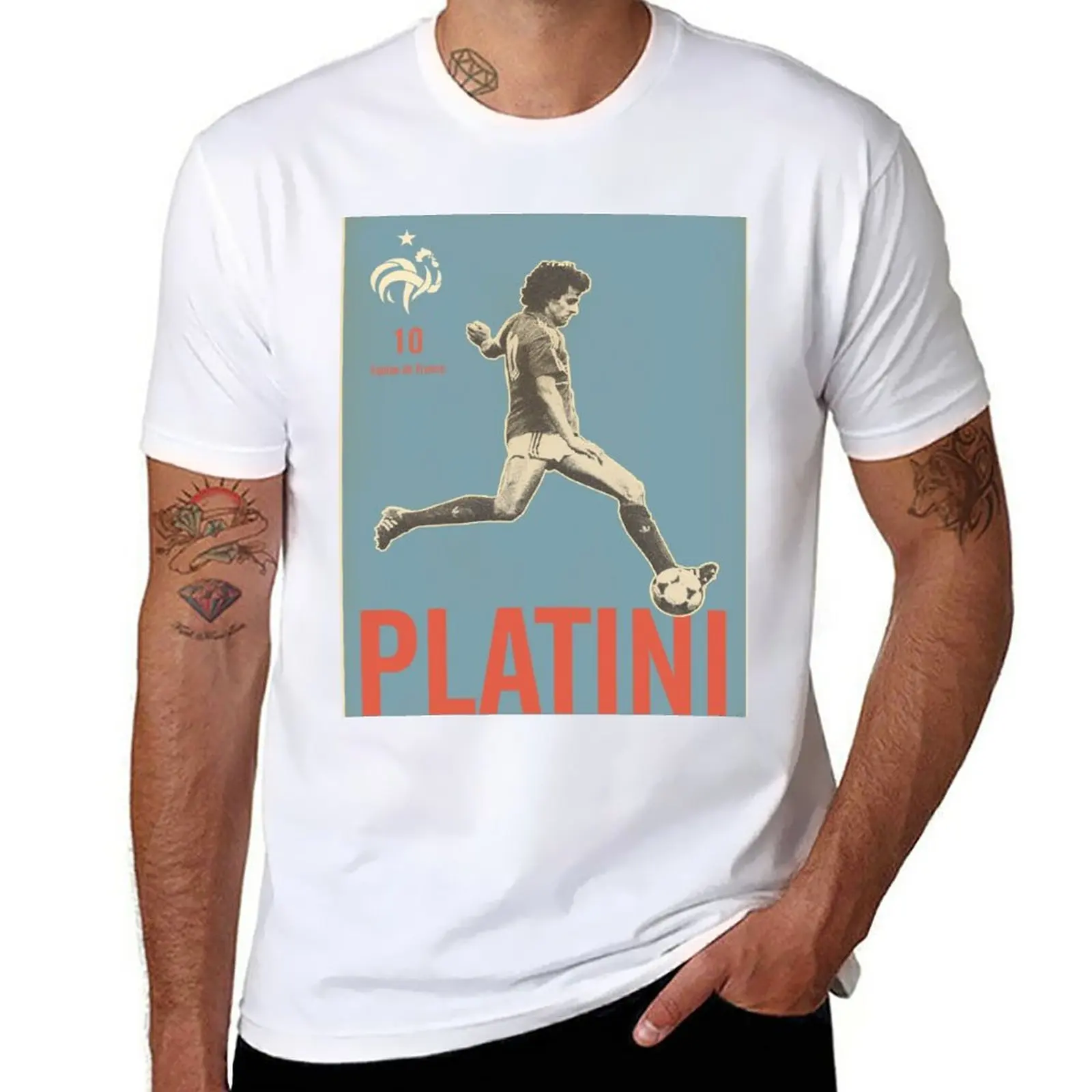 

New Michel Platini Vintage Poster Goodies T-Shirt sweat shirts funny t shirts Short sleeve men clothes
