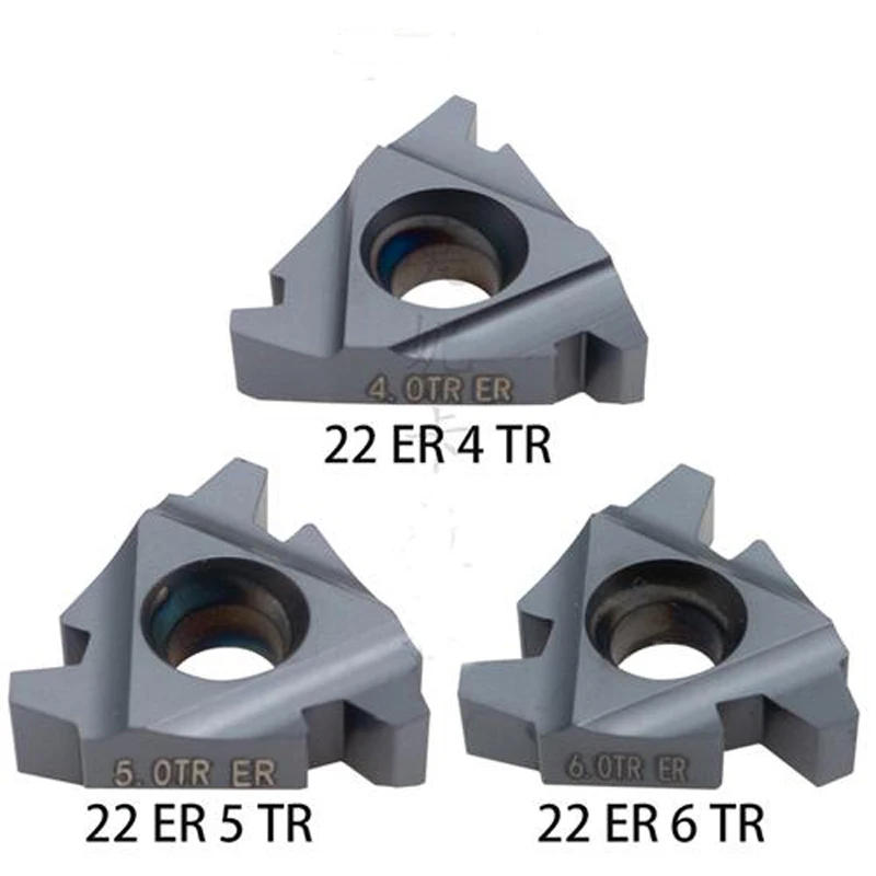 Oryginalny Deska gwintowania węglika wkładki 22 ER/IR 4.0 5.0 6.0 ISO 4 5 6 TR N55 60 LDA