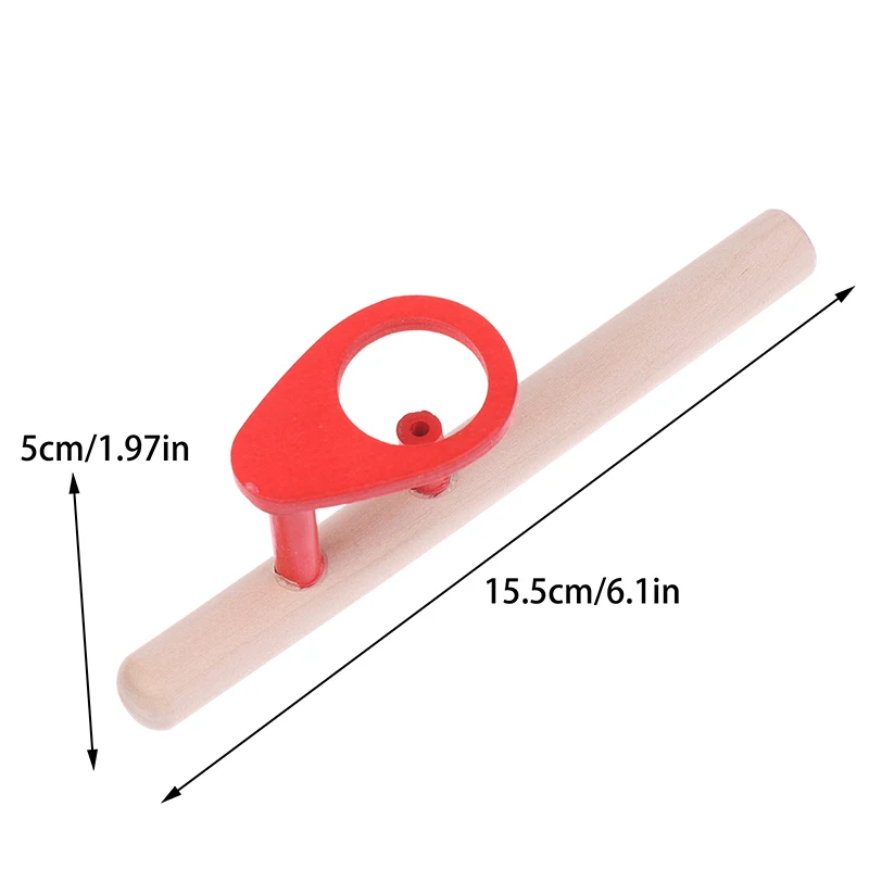 Ahşap Süspansiyon Topu Blower Spor Köpük Topları Yüzen Çocuklar Darbe Borusu Ve 2 Top Oyunu Stres Rahatlatıcı Denge Üfleme Oyuncak