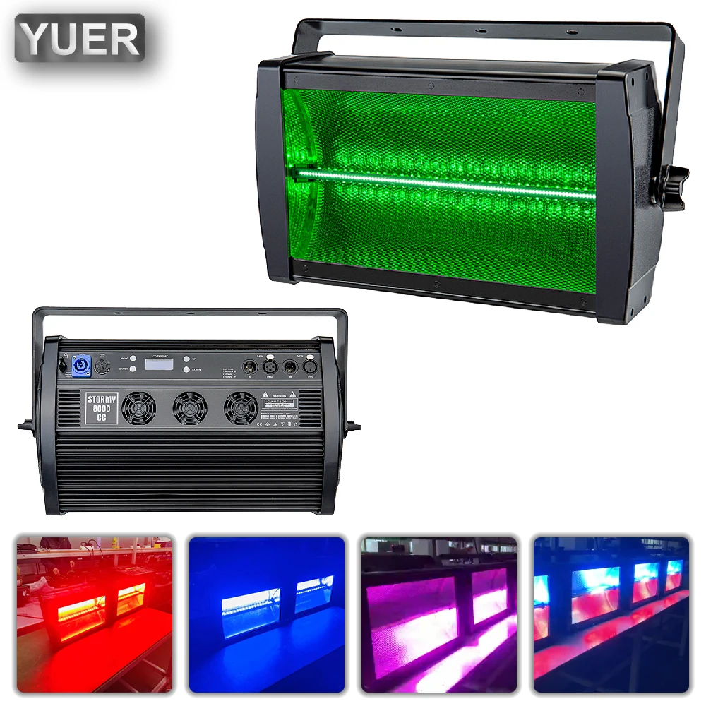 

288X3W RGBW SMD LED Strobe Light Dyeing Effect Light DMX512 14/38CH For DJ Disco Stage Wedding Indoor Dance Floor Music Party