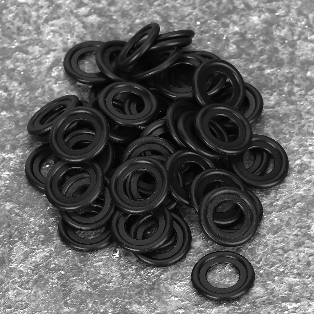 50pcs Oil Drain Plug Seal Gaskets Washers Replacement 3536966 Fit for Opel Vauxhall Drain Plug Seals Rings Rubber Accessories