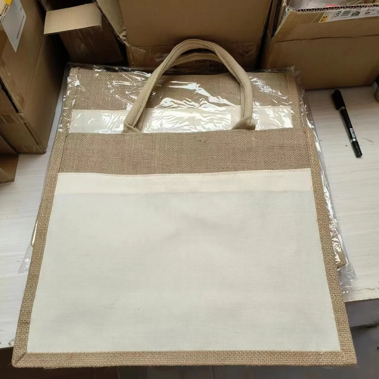 Free Shipping 10pcs/lot Burlap Bags Sbulimation Blank for Dye Ink Transfer Printing DIY