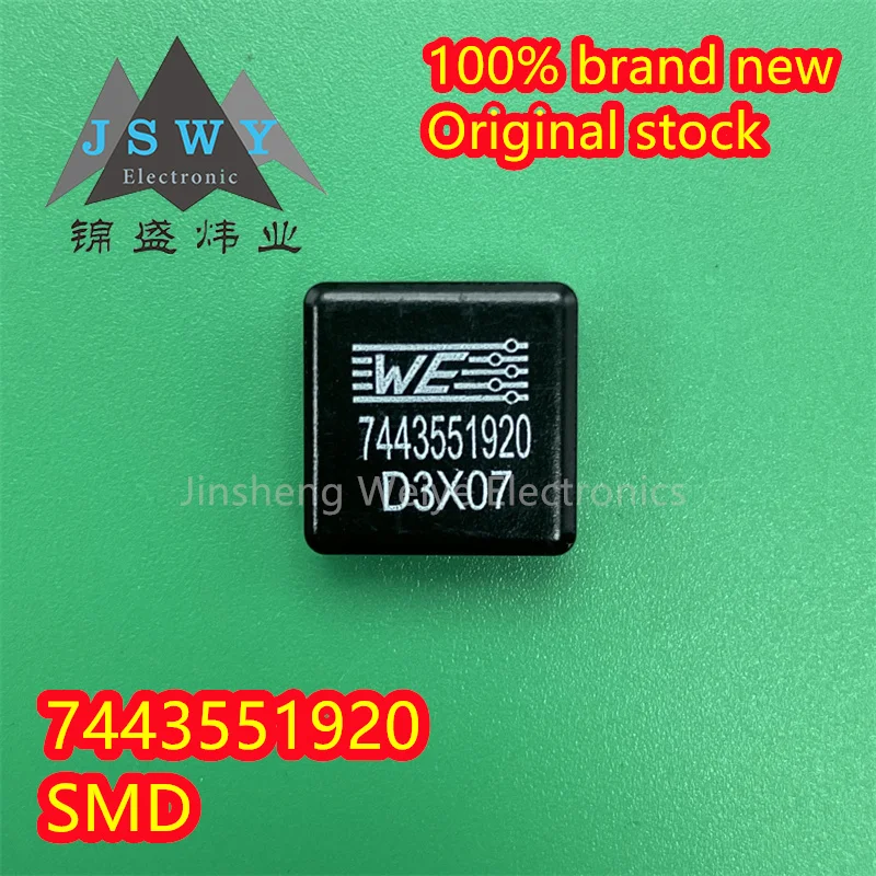 

(1/5 pieces) 7443551920 SMD integrated shielded high current inductor 13.2x12.8x6.2 9.2UH 12A 100% original electronics