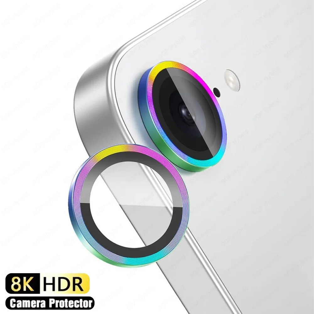 3D Metal Lens Glass Ring Camera Protector Case Cover