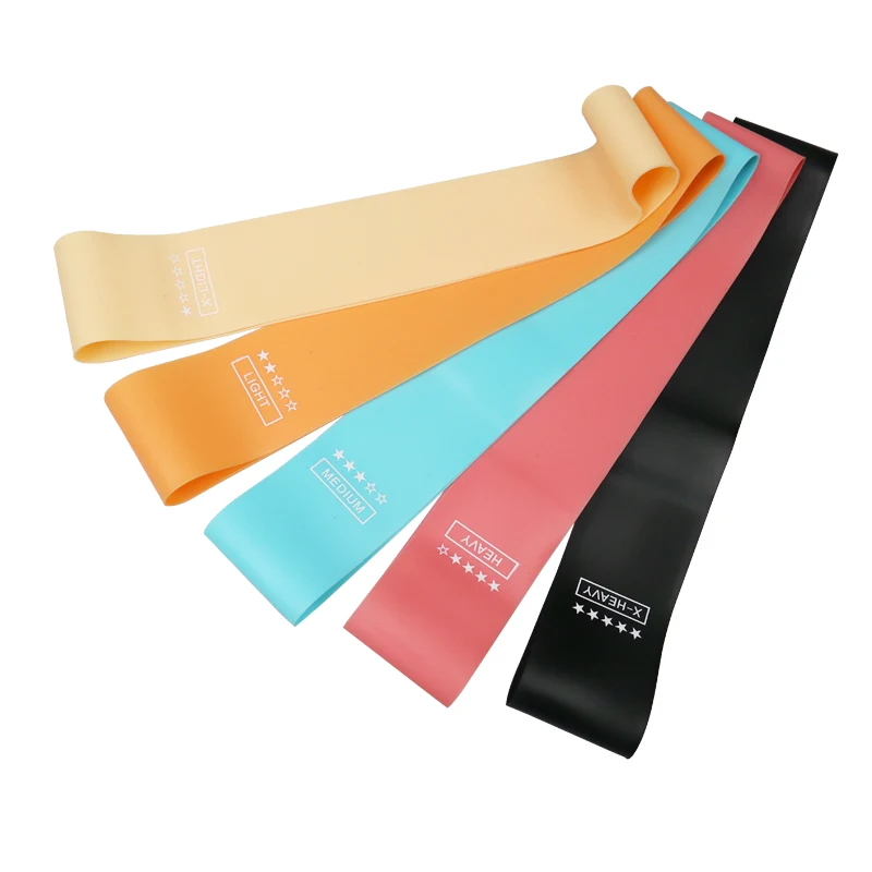 Resistance Bands Fitness Gum Exercise Gym Strength Workout Elastic For Mini bands Yoga Crossfit Training Equipment | Спорт и