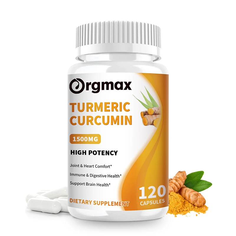 Turmeric & Ginger Capsules Organic Black Pepper Apple Cider Vinegar Supports Metabolism Cardiovascular Health & Joint Health turmeric curcumin capsules