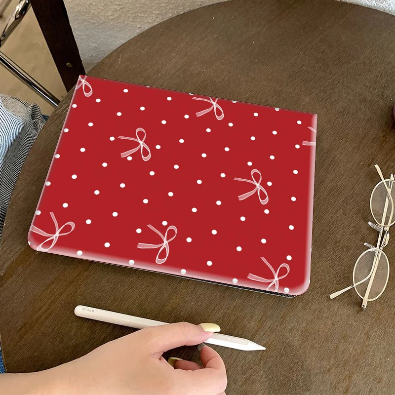 Retro Red Polka Dot Tablet Case