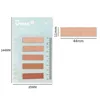 100 Sheets/pack Colorful Sticky Notes Memo Pad Label Note Bookmarks Notepad School Office Student Stationery Supplies 5