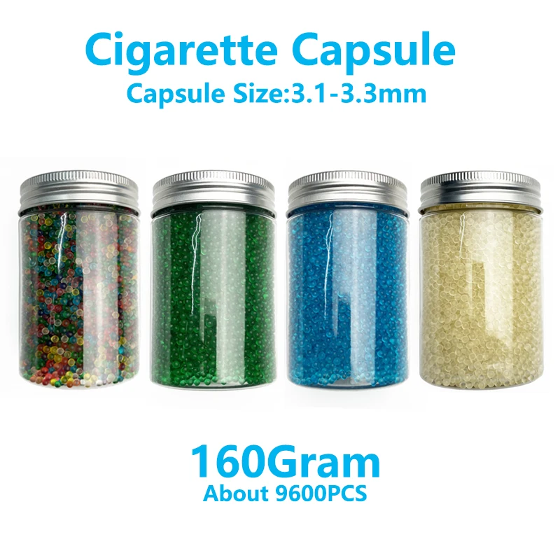 

Cigarette Capsule Filter Pops Bead Burst pusher Menthol balls For Tobacco Holder Smoking Accessories black Ice mint fruit flavor