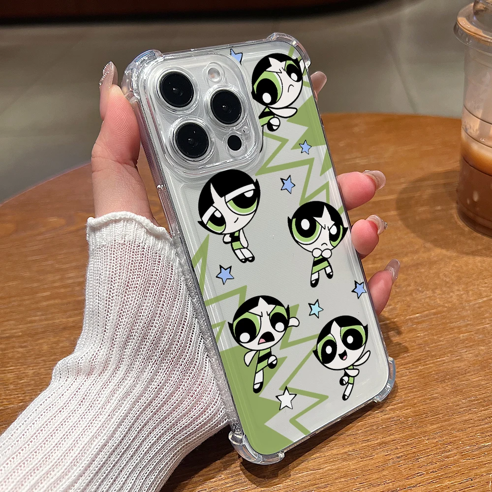 Cool Girl P-Powerpuffs Anti-Drop Phone Case Cover