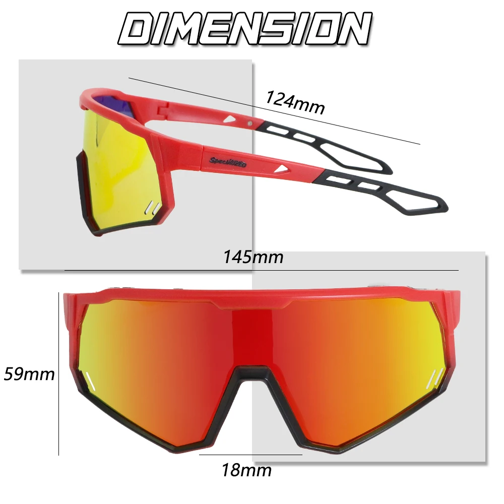 Unisex Photochromic Sports Sunglasses for Outdoor Activities with UV400 Protection
