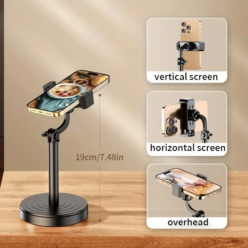Foldable Telescopic Phone and Tablet Desk Stand
