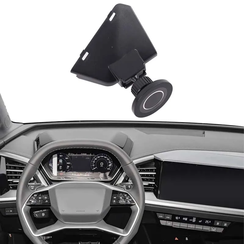 아우디 Q4 e-tron/Q5 2022 -2024용 자기식 휴대폰 홀더 무선 충전 특수 ..