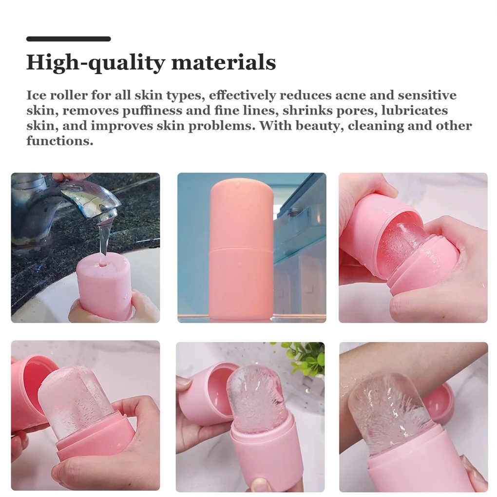 

Cooling Roller Handheld Face Massager Women Facial Massage Tool Salon