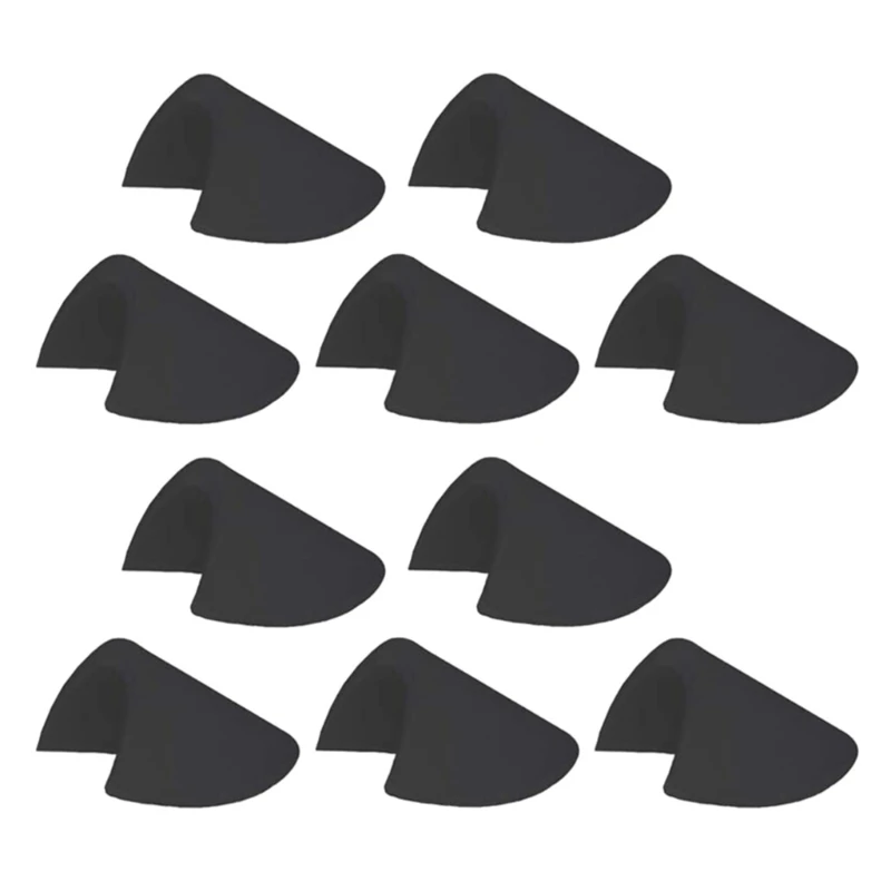5 Pairs Sponge Soft Padded Shoulder Padding Encryption Foam Shoulder Pads for Blazer T-shirt Clothes Sewing Accessories