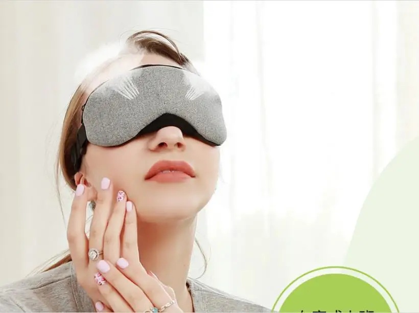 USB heat fever sleep sleep to alleviate fatigue black rim of the eye patch steam heating shading