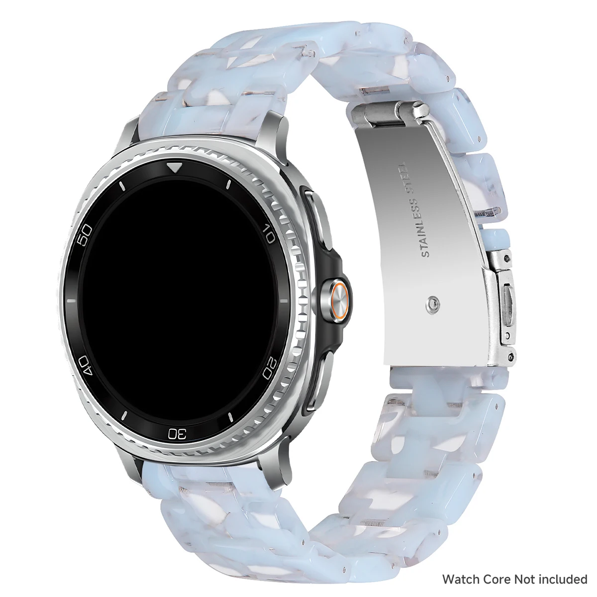 Luxury Transparent Resin Strap - Premium Link Bracelet