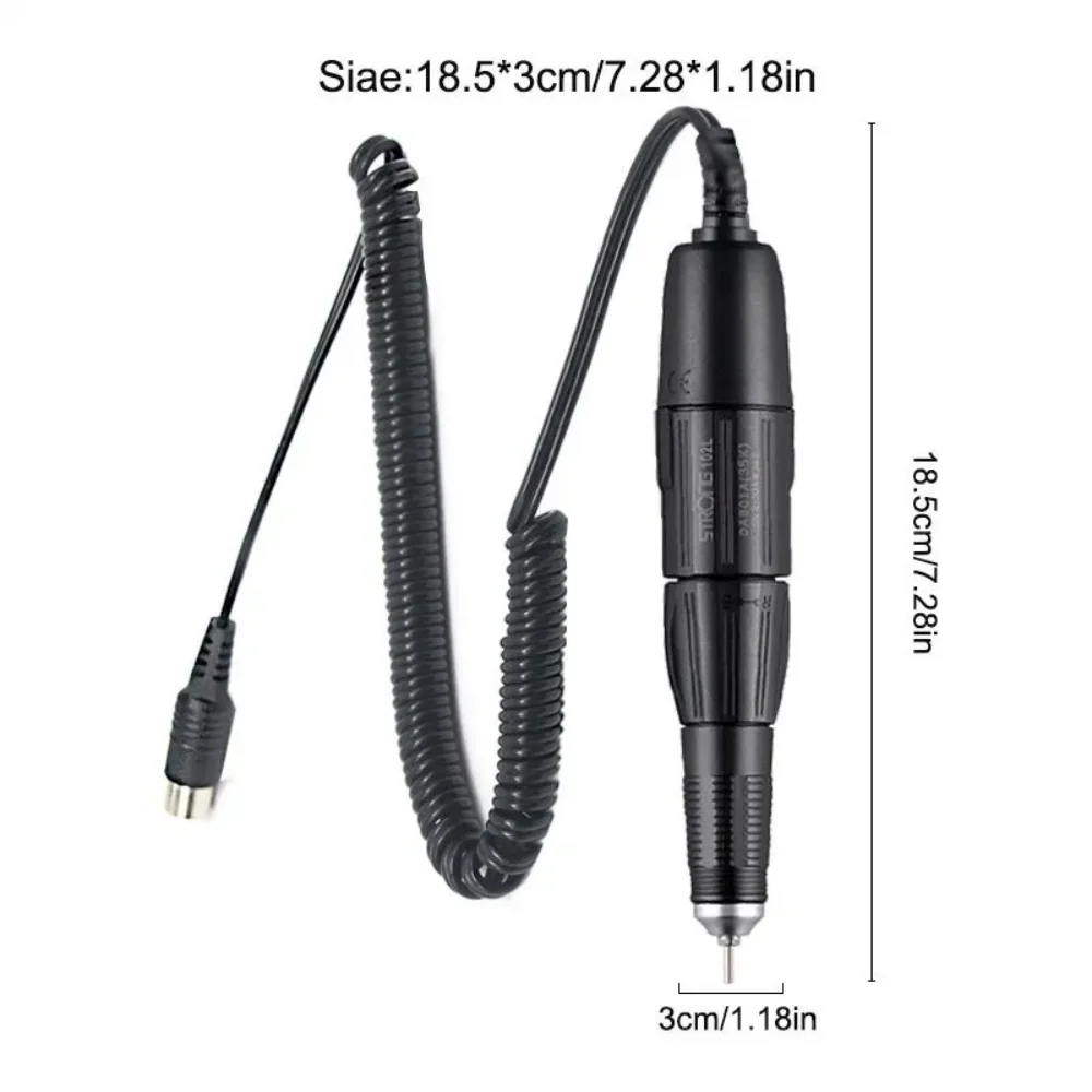 65W Electric Nail Drill STRONG 204 Dental Lab Manicure 102L Polishing Jewelry Handle Plaster Grinding Dental Lab Nail Equipment 6