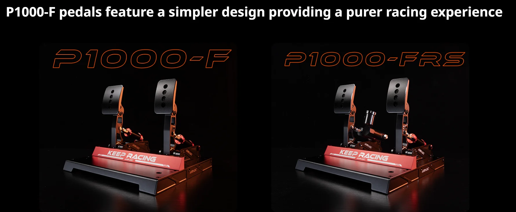 P1000 P1000i Modular Pedals Haptic Pedal Reactor Hydraulic System SIM RAY Lighti