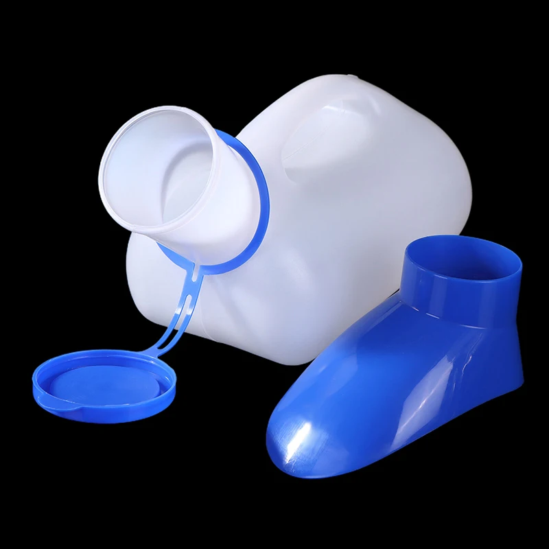 1000ML 대용량 두꺼운 유니섹스 소변기 이동식 화장실 소변병 차량 여행용 소변 저장 도구