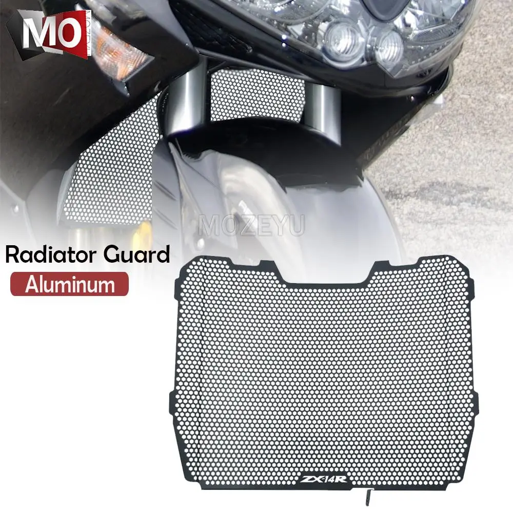 

Для Kawasaai ZX1400 ZX 1400 ABS SE 2012-2023 2022 2021 2020 2019 2018 мотоциклетный алюминиевый радиатор решетка радиатора Защитная крышка