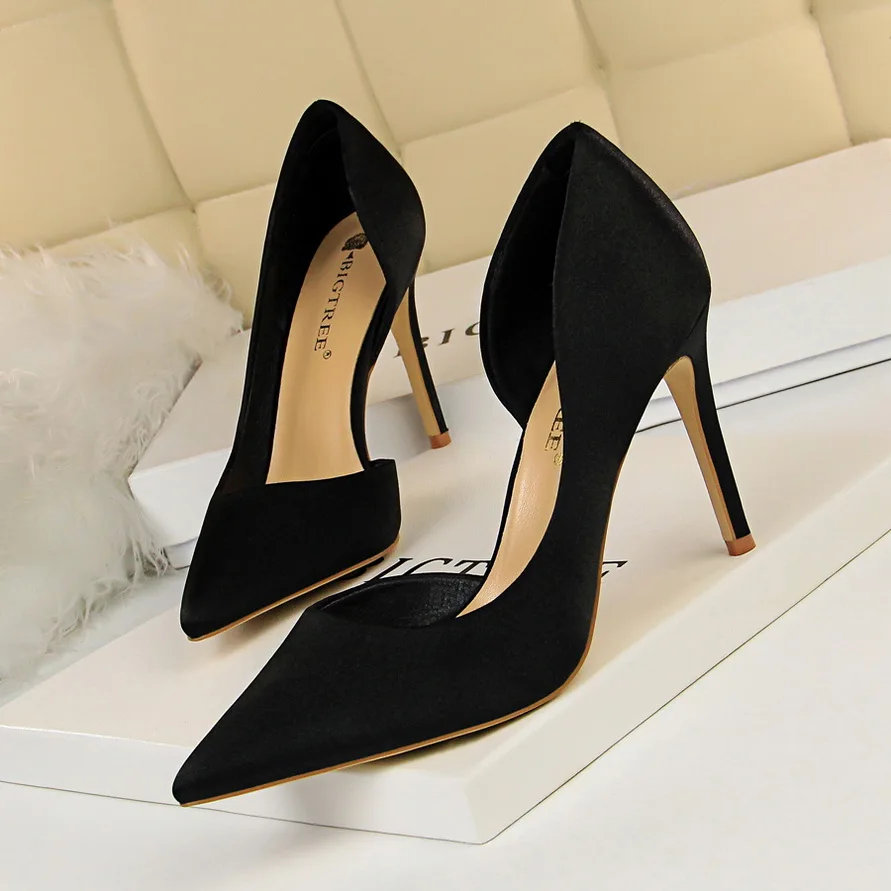 

LSXJK Office Women Pumps Sexy High Heels Woman Shoes New Wedding Shoes Party Women's Heeled Stiletto Red Green Ladies Shoes