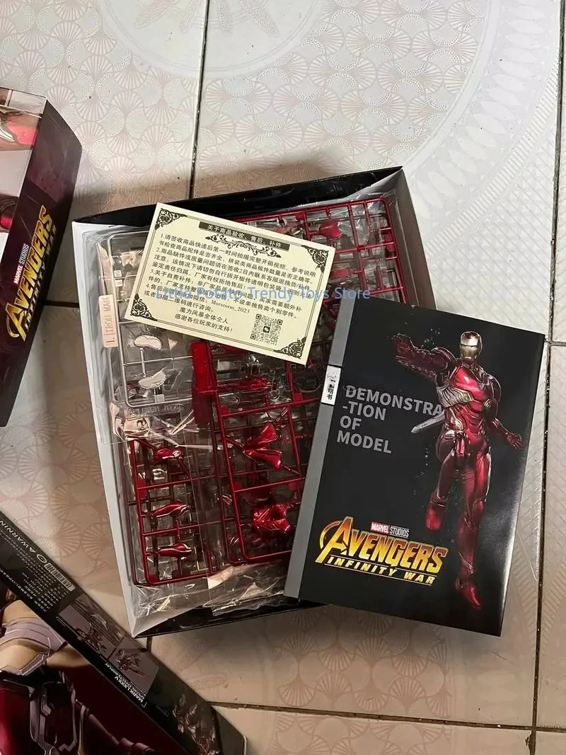 재고 있음) MOR Storm Avengers: Endgame Iron Man Mark 85 Mark 50 조립 모델 장난감  Collectible Gift The Avengers-Freehip.co.kr