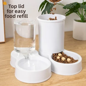Alternative view of 800ml Automatic Pet Feeder & Water Dispenser