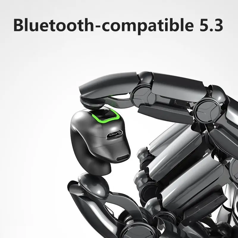 Фото Наушники с костной проводимостью GD28, Bluetooth-совместимые наушники 5.3, беспроводная деловая Спортивная гарнитура с микрофоном, легкие наушники №4