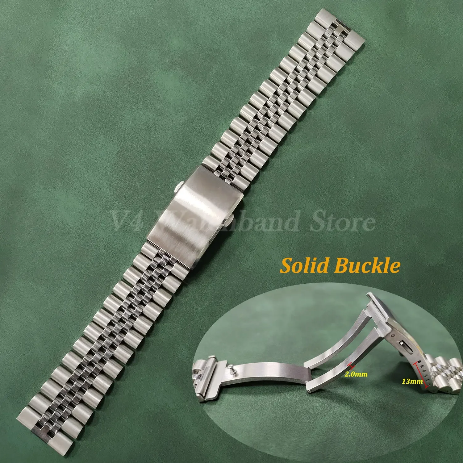 Classic Elegance Yellow Gold And Stainless Steel 24 mm Watch Band 123.20.38.21.52.002_K0018264 main image 0