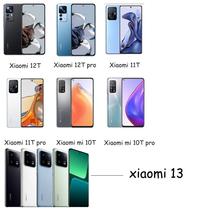  Compatible con Xiaomi 12T Pro Funda delgada de