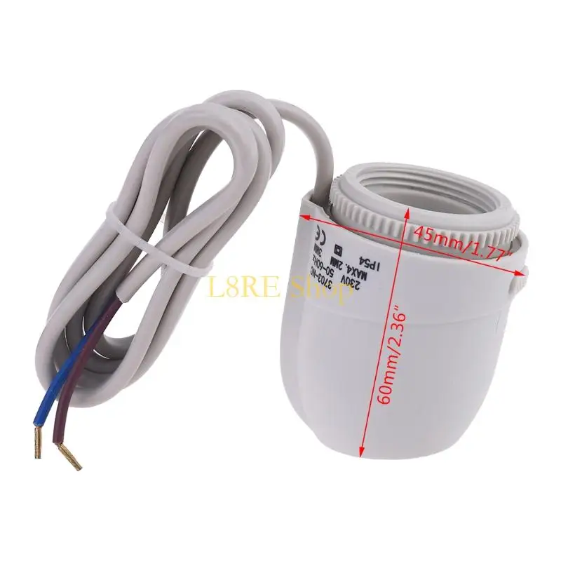 L8RE 230V 2W Normally Open Close Thermal Electric Actuator For Underfloor Heating Man