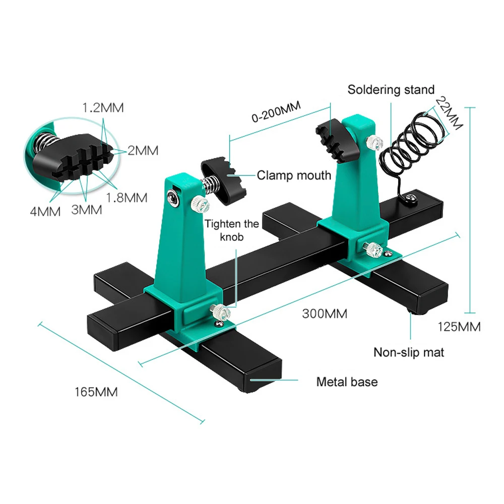 Support de Soudure PCB avec Pince Rotative et Porte Fer à Souder